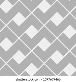Seamless vector pattern. Abstract geometric background.  Monochrome stylish texture  