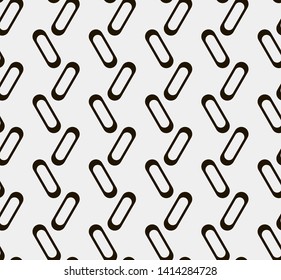 Seamless vector pattern. Abstract geometric background.  Monochrome stylish texture  