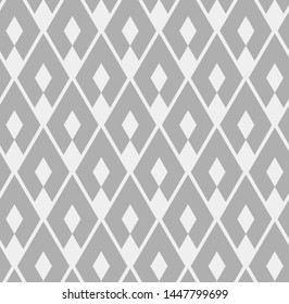 Seamless vector pattern. Abstract geometric background.  Monochrome stylish texture  