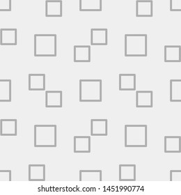 Seamless vector pattern. Abstract geometric background.  Monochrome stylish texture  