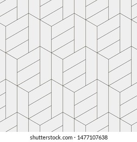 Seamless vector pattern. Abstract geometric background.  Monochrome stylish texture  