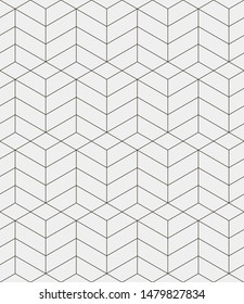Seamless vector pattern. Abstract geometric background.  Monochrome stylish texture  