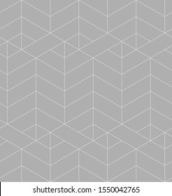 Seamless vector pattern. Abstract geometric background.  Monochrome stylish texture  