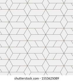 Seamless vector pattern. Abstract geometric background.  Monochrome stylish texture  