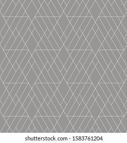 Seamless vector pattern. Abstract geometric background.  Monochrome stylish texture  