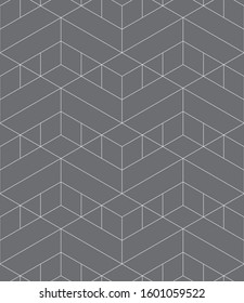 
Seamless vector pattern. Abstract geometric background.  Monochrome stylish texture  

