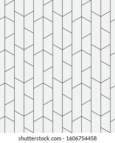 Seamless vector pattern. Abstract geometric background.  Monochrome stylish texture  