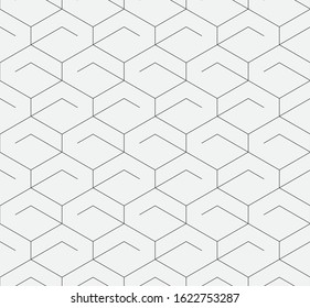 
Seamless   vector pattern. Abstract geometric hexagonal   background. Monochrome  stylish texture.
