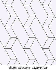 Seamless   vector pattern. Abstract geometric  background. Monochrome  stylish texture.