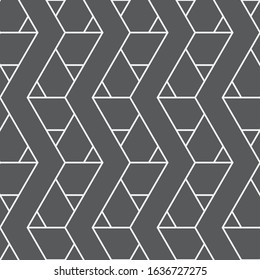 
Seamless   vector pattern. Abstract geometric  background. Monochrome  stylish texture.
