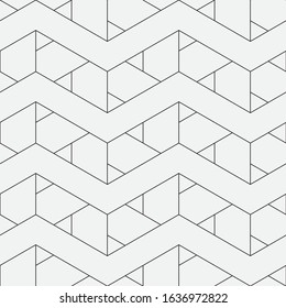 
Seamless   vector pattern. Abstract geometric linear background. Monochrome  stylish texture.
