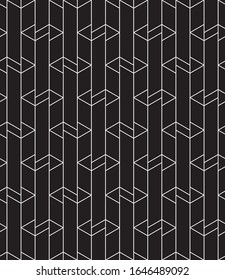 Seamless Vector Pattern Abstract Geometric Linear Stock Vector (Royalty ...