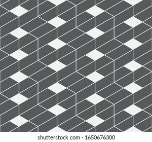 
Seamless   vector pattern. Abstract geometric  background. Monochrome  stylish texture.
