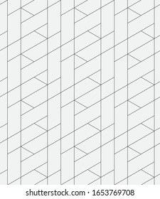 Seamless   vector pattern. Abstract geometric linear background. Monochrome  stylish texture
