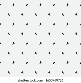 Seamless   vector pattern. Abstract geometric triangular background. Monochrome  stylish texture
