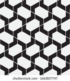 
Seamless   vector pattern. Abstract geometric background. Monochrome  stylish texture.
