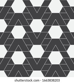 
Seamless   vector pattern. Abstract geometric background. Monochrome  stylish texture.
