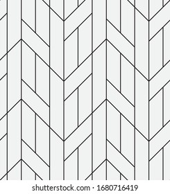 Seamless   vector pattern. Abstract geometric  linear background. Monochrome  stylish texture.