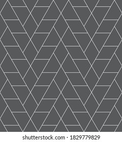 Seamless   vector pattern. Abstract geometric  background. Monochrome  stylish texture.