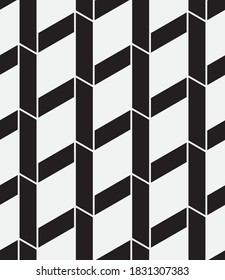 Seamless   vector pattern. Abstract geometric  background. Monochrome  stylish texture.