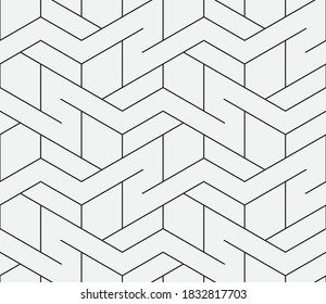 Seamless   vector pattern. Abstract geometric  background. Monochrome  stylish texture.