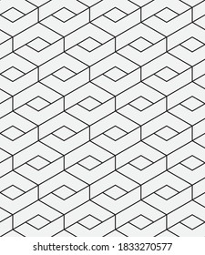 
Seamless   vector pattern. Abstract geometric  background. Monochrome  stylish texture.
