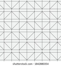 Seamless   vector pattern. Abstract geometric  background. Monochrome  stylish texture.