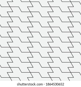 Seamless   vector pattern. Abstract geometric hipster background. Monochrome  stylish texture.