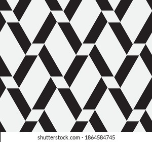 
Seamless   vector pattern. Abstract geometric reticulate background. Monochrome  stylish texture.
