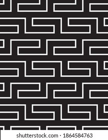 
Seamless   vector pattern. Abstract geometric reticulate background. Monochrome  stylish texture.
