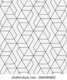 
Seamless   vector pattern. Abstract geometric reticulate background. Monochrome  stylish texture.
