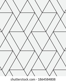 
Seamless   vector pattern. Abstract geometric reticulate background. Monochrome  stylish texture.
