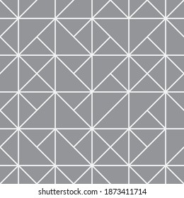 Seamless   vector pattern. Abstract geometric reticulate background. Monochrome  stylish texture.