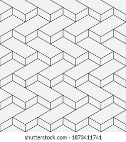 Seamless   vector pattern. Abstract geometric reticulate background. Monochrome  stylish texture.