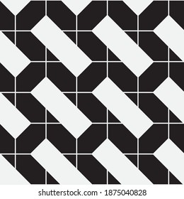 
Seamless   vector pattern. Abstract geometric reticulate background. Monochrome  stylish texture.
