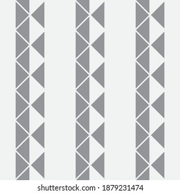 
Seamless   vector pattern. Abstract geometric triangular background. Monochrome  stylish texture.
