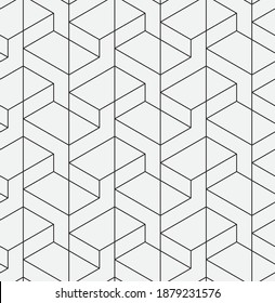 
Seamless   vector pattern. Abstract geometric reticulate background. Monochrome  stylish texture.
