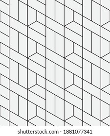 
Seamless   vector pattern. Abstract geometric reticulate background. Monochrome  stylish texture.
