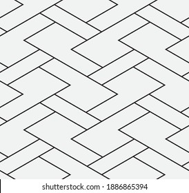 Seamless   vector pattern. Abstract geometric reticulate background. Monochrome  stylish texture.