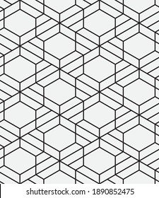 Seamless   vector pattern. Abstract geometric reticulate background. Monochrome  stylish texture.