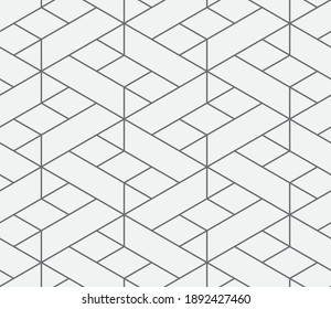 Seamless   vector pattern. Abstract geometric reticulate background. Monochrome  stylish texture.