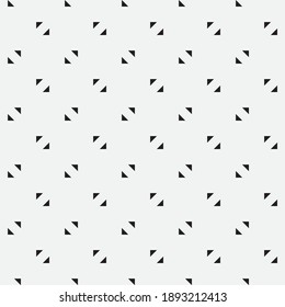 
Seamless   vector pattern. Abstract geometric triangular background. Monochrome  stylish texture.
