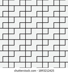 
Seamless   vector pattern. Abstract geometric reticulate background. Monochrome  stylish texture.
