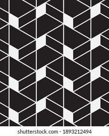 
Seamless   vector pattern. Abstract geometric reticulate background. Monochrome  stylish texture.
