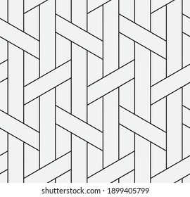 Seamless   vector pattern. Abstract geometric reticulate background. Monochrome  stylish texture.