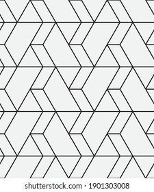 Seamless   vector pattern. Abstract geometric reticulate background. Monochrome  stylish texture.