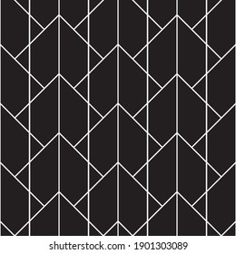 Seamless   vector pattern. Abstract geometric reticulate background. Monochrome  stylish texture.