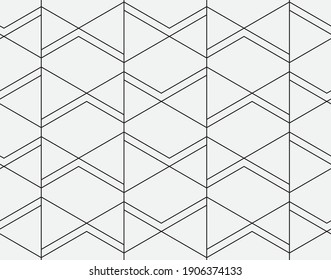 
Seamless   vector pattern. Abstract geometric reticulate background. Monochrome  stylish texture.
