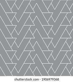 
Seamless   vector pattern. Abstract geometric reticulate background. Monochrome  stylish texture.
