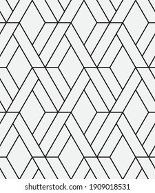 
Seamless   vector pattern. Abstract geometric reticulate background. Monochrome  stylish texture.
